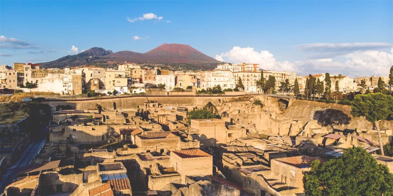 Inaugurazione dei nuovi spazi al Parco Archeologico di Ercolano con il ministro della Cultura Alessandro Giuli
